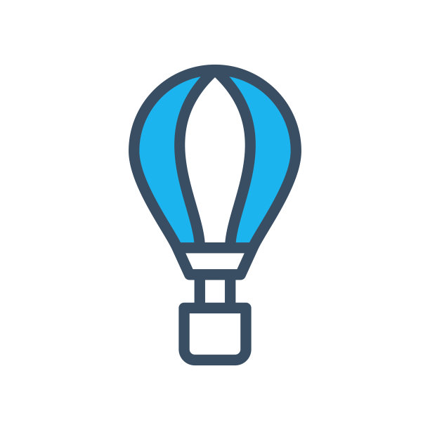 热气球图标图片下载