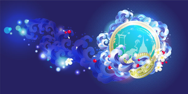 泰国泼水节概念水节图片下载
