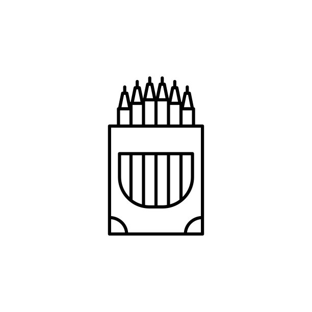蜡笔线条图标：可用于网页、logo、移动应用、UI、UX图片下载