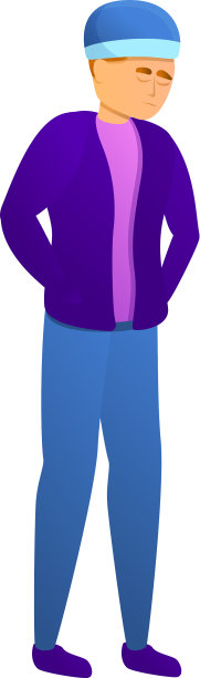 人抑郁图标卡通风格图片下载