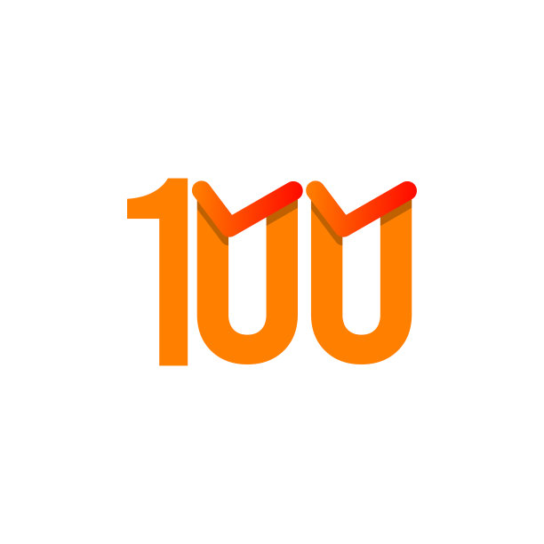 100周年庆典模板设计图片下载