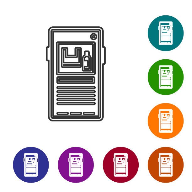 灰色线停止塑料污染图标隔离上图片下载