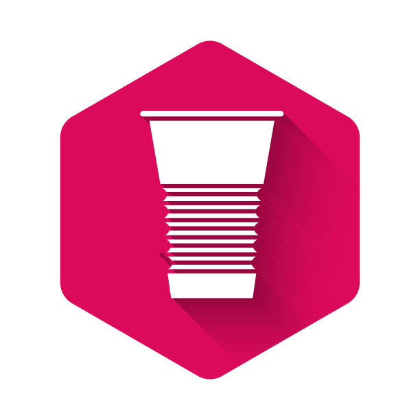 白色的纸玻璃图标孤立与长阴影图片下载