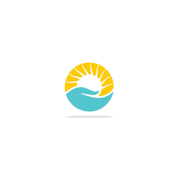 圆形光波Logo图片下载