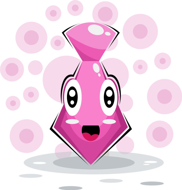 领带吉祥物表情设计图片下载