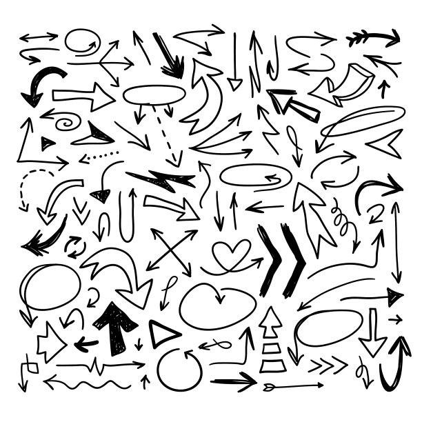 设置手绘对象的设计使用黑色图片下载