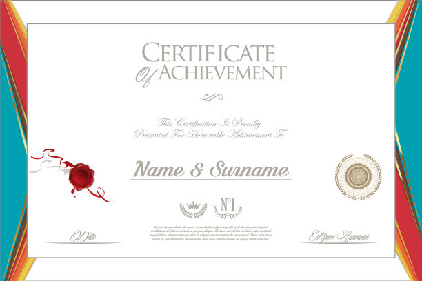 证书或文凭现代设计优雅图片下载