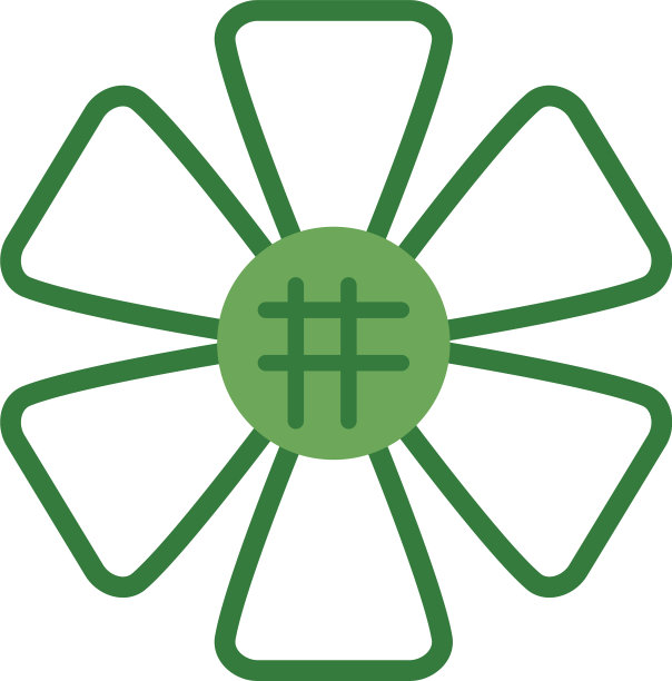 可爱的花朵春半色风格图标图片下载