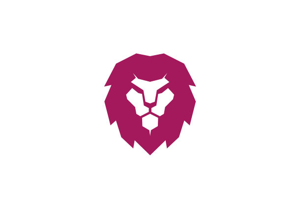 创意红狮头标志图片下载