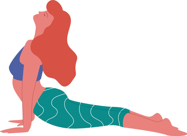 眼镜蛇姿势或bhujangasana图片下载