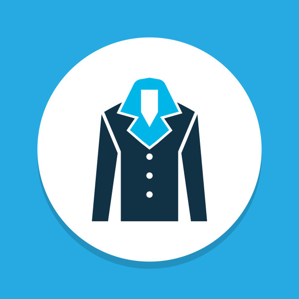 外套图标，彩色标志，优质隔离图片下载