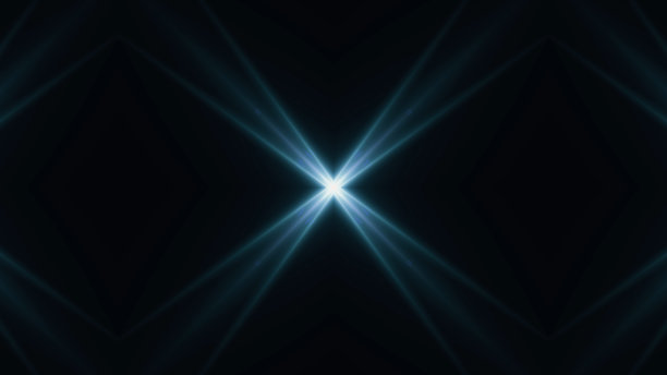 美丽的镜头光晕与光线在黑色的背景图片下载