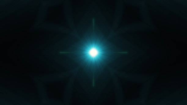 美丽的镜头光晕与光线在黑色的背景图片下载