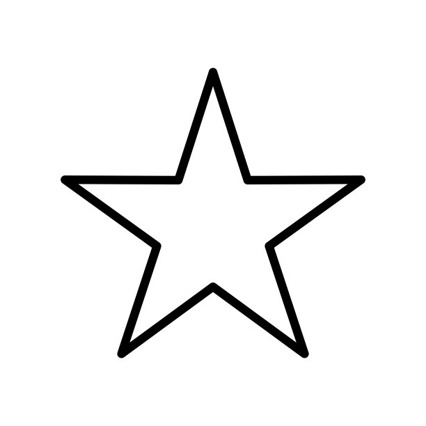 星形图标矢量设计模板图片下载