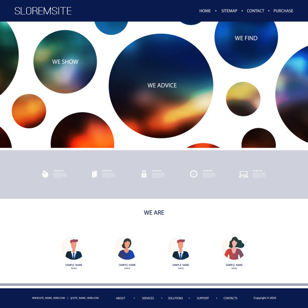 一页网站模板图片下载