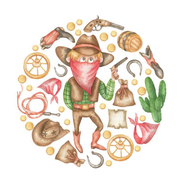 牛仔和accessories.jpg图片下载