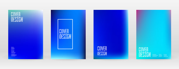 柔和的柔软。充满活力的蓝色，青色，霓虹概念。图片下载