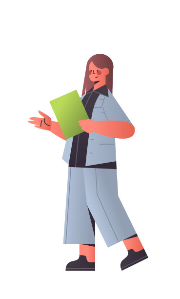 快乐的女商人抱着文件夹迷人的女商人办公室职员在休闲衣服图片下载