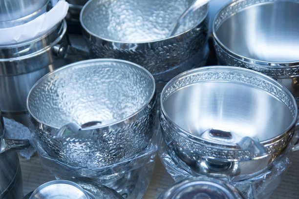 泰国银碗工艺品图片下载