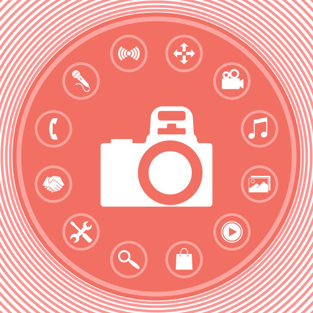 相机符号图标图形元素为您图片下载