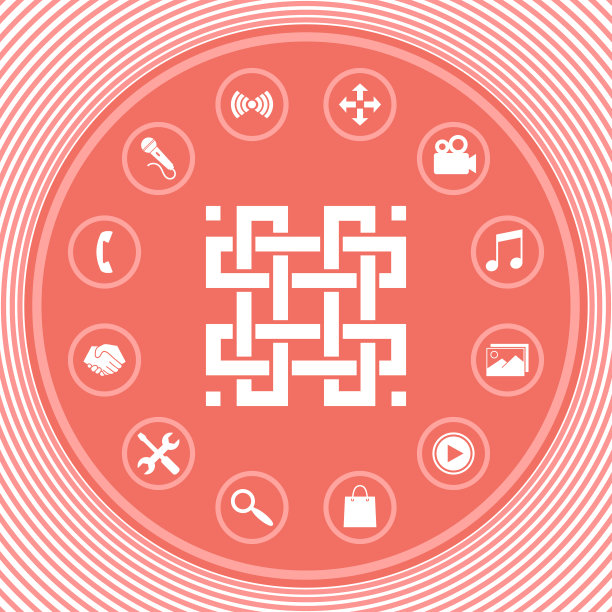 传统东方阿拉伯几何图案图片下载