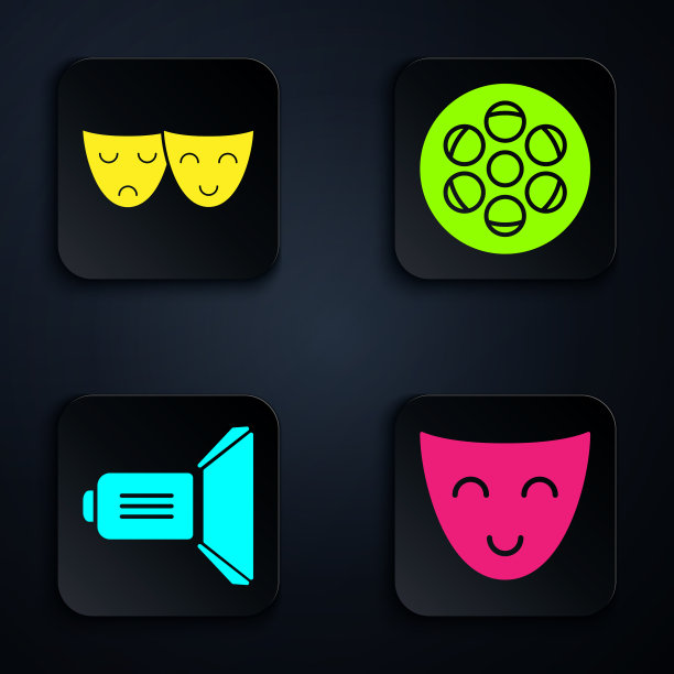 设置喜剧戏剧面具喜剧和悲剧图片下载