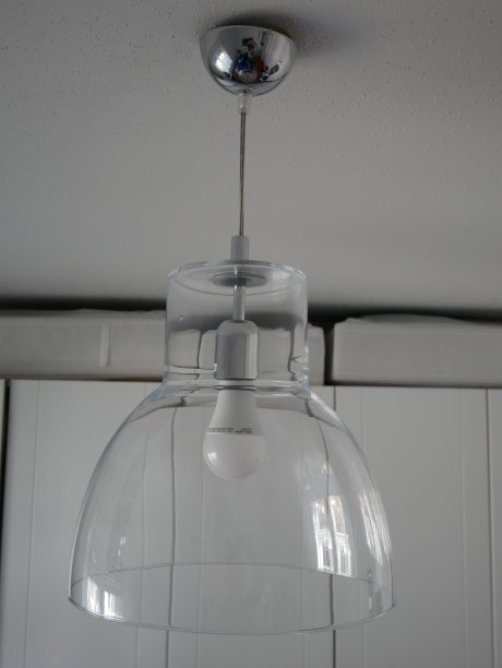 现代透明玻璃灯图片下载