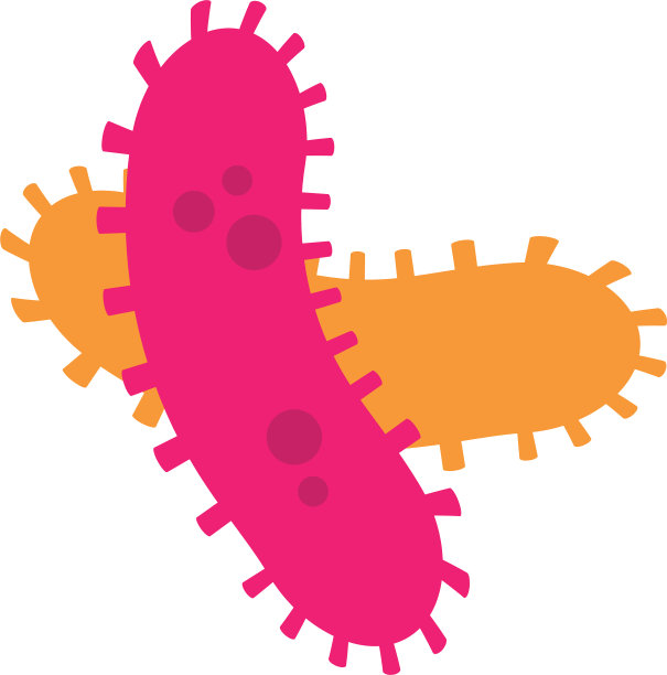 病毒和细菌图标设计图片下载