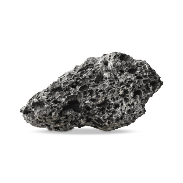 孤立的熔岩在白色的背景图片下载