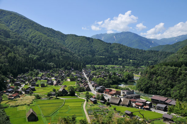 白川宫，日本的世界遗产图片下载