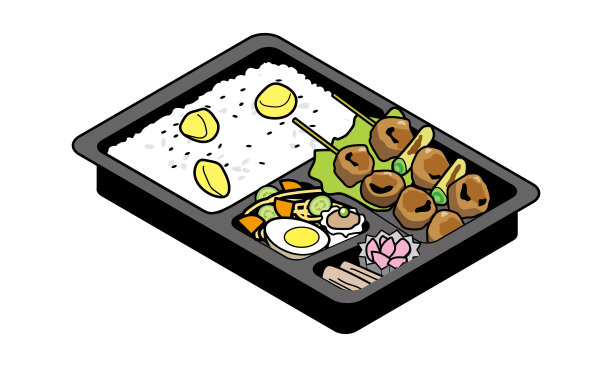 日本烧栗饭在市场上出售图片下载