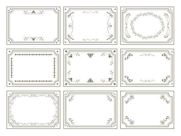边框装饰边框装饰直纹图片下载