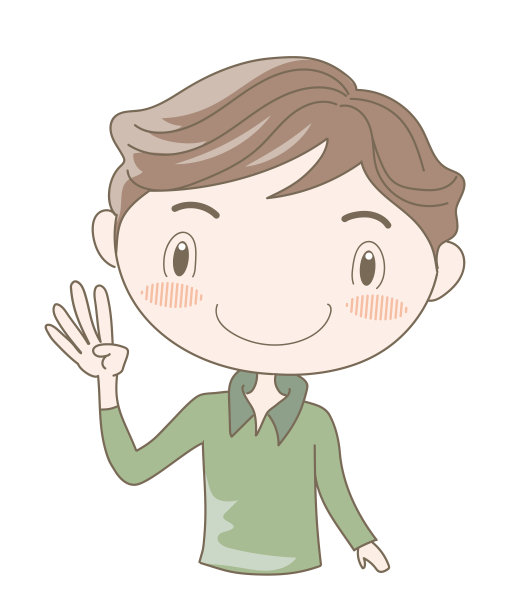 国际手语，第四名(男性)图片下载