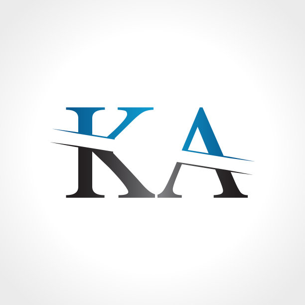 首字母ka型标志设计抽象性图片下载