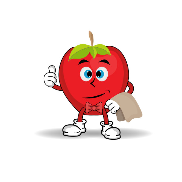 卡通可爱的苹果图片下载