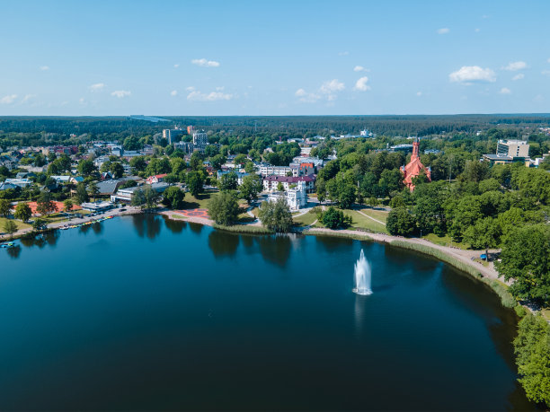 Druskininkai城市公园图片下载