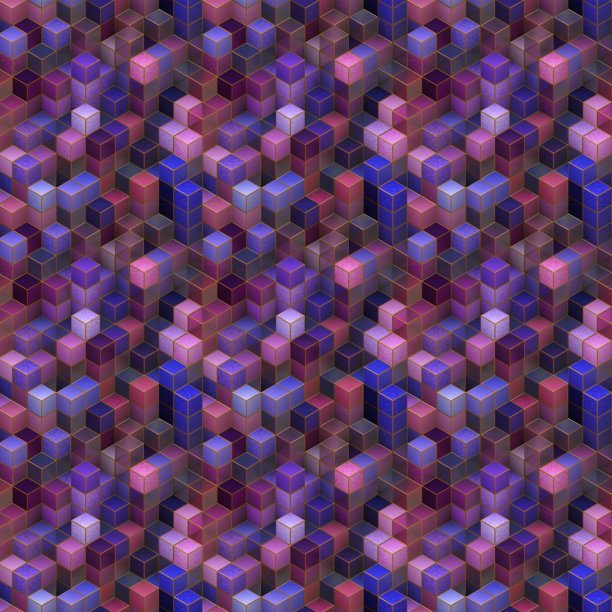 3D无缝瓷砖挤出块背景图片下载