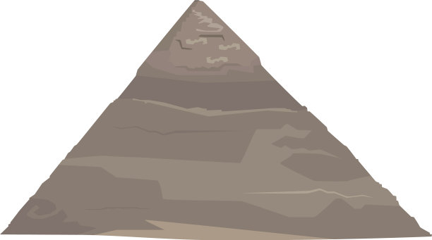 埃及金字塔吉萨开罗孤立图片下载