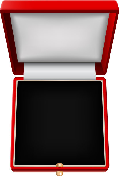 珠宝礼盒打开红盒子图片下载