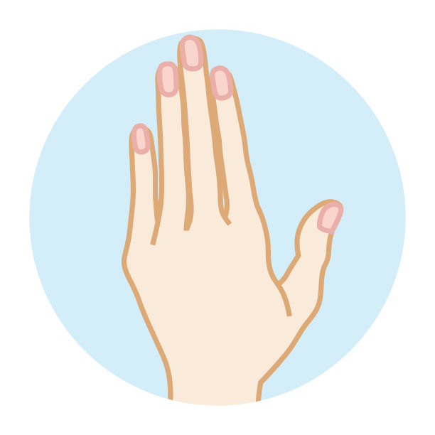 女性清洁手-正面视图图片下载