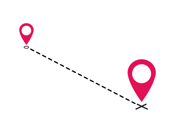 矢量图标，符号weÂ´ve移动公告设计图像孤立在白色背景，直线虚线图片下载