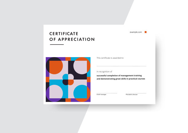 鉴赏模板设计证书。优雅的业务迪图片下载