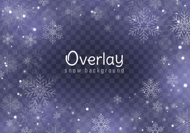 圣诞雪花雪花图片下载