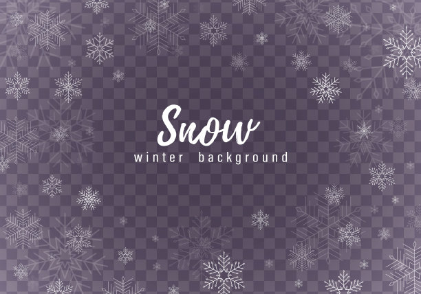 圣诞雪花雪花图片下载