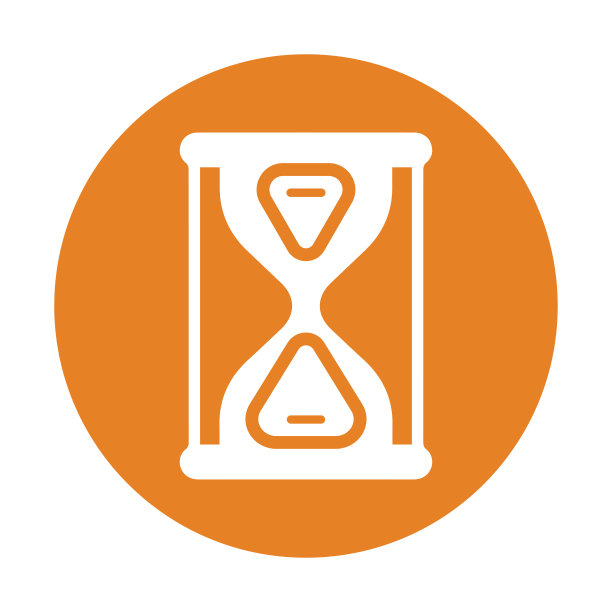 沙漏、沙钟、时间管理图标设计图片下载