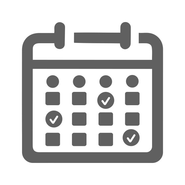 预约、日历、事件、日程安排灰色图标图片下载
