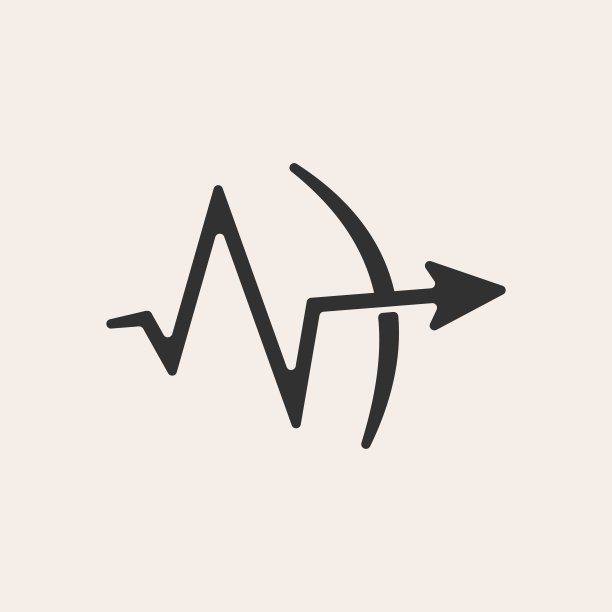 复古射手健康矢量图标图片下载