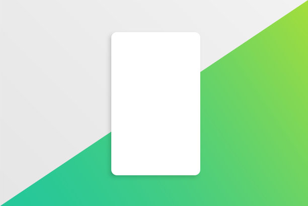 彩色的现代白色卡片模板与彩色的设计图片下载