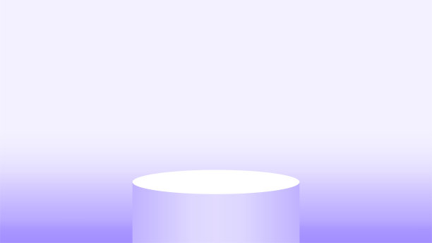 3d基座圆柱圈紫色软化妆品展示，讲台圈舞台紫色柔和的颜色，讲台1步广告文案空间，一个讲台轮产品展示图片下载