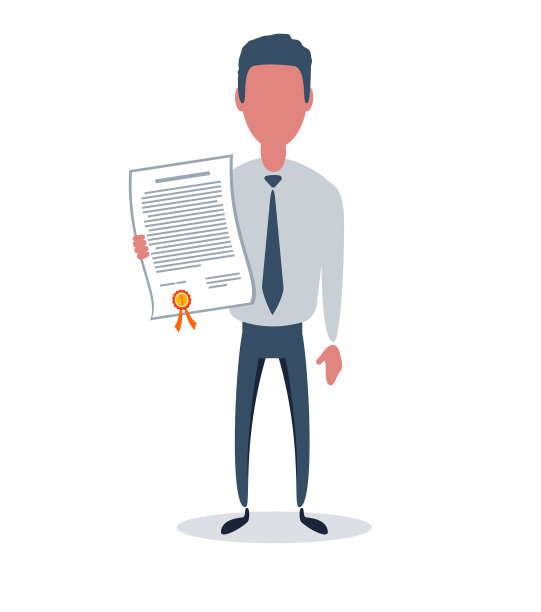 新潮的商人或职员男性角色图片下载